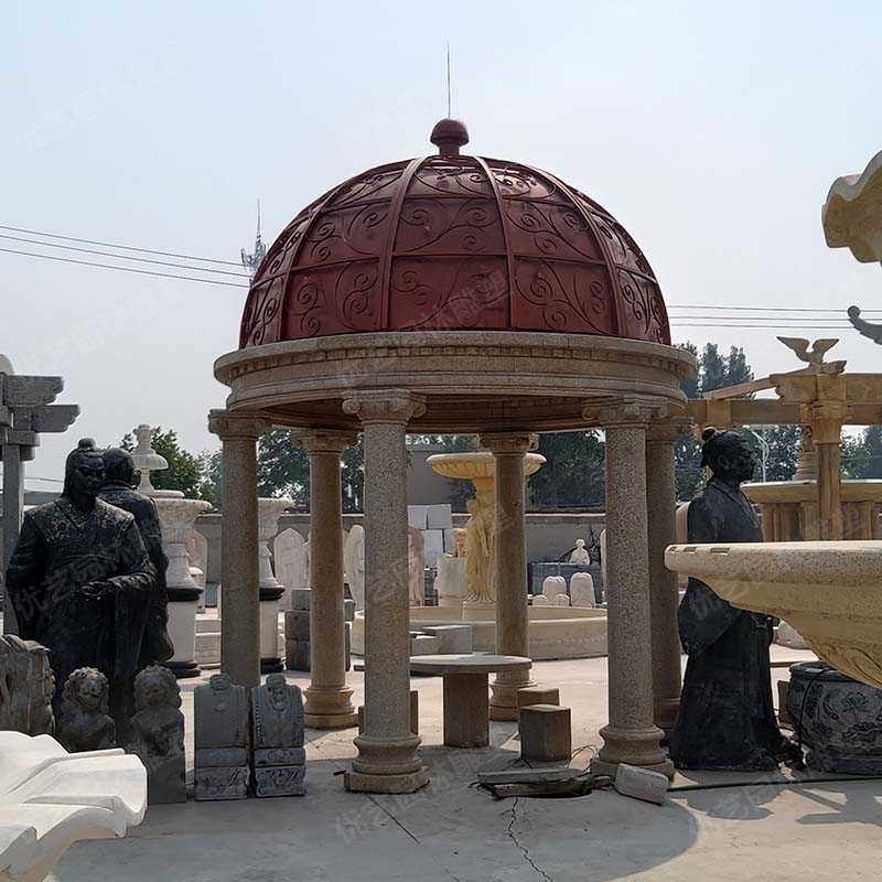 景觀雕塑定制，石雕涼亭如何保養(yǎng)