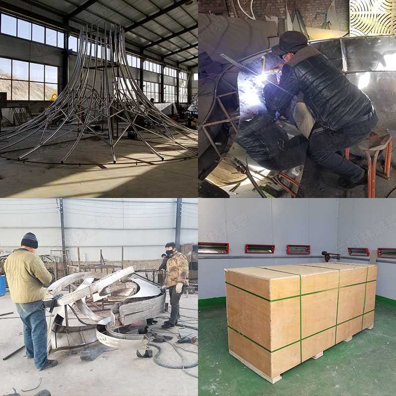 不銹鋼雕塑廠家，景觀雕塑定制