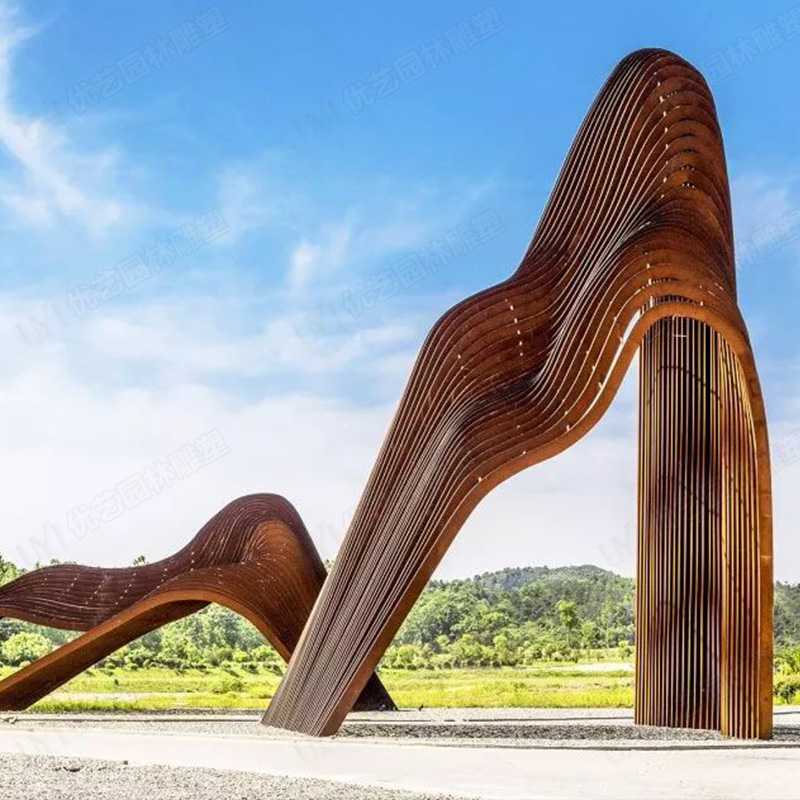 耐候鋼雕塑,耐候鋼雕塑定制